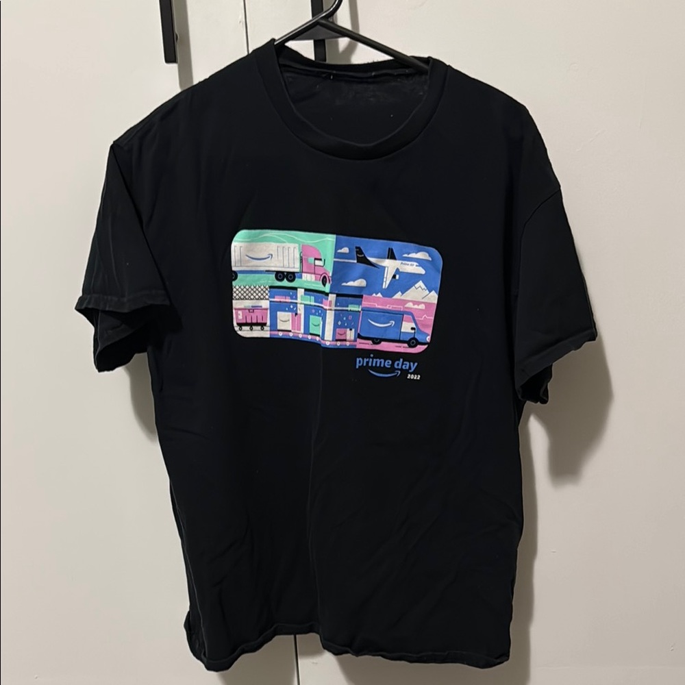 Prime Day Black Graphic T-Shirt